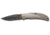 Browning Prism 3 Folding Knives, 2.375in, 7Cr17MoV Stainless Steel, Aluminum Alloy Scales, Carbon Gray Handle, 3220339