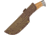 Browning Skinner Wood Knife, 8.5in Overall, 3.75in Satin Stainless Steel Blade, Brown Wood Handle, Brown Nylon Belt Sheath, 3220497