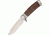 Browning Stacked Leather Fixed Blade Knife BR814