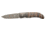 Browning Storm Front Folding Knife, 3in, Damascus, Drop Point, Mammoth Tooth Handle, N, 3220242