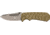 Browning Unleashed Assisted Open Folding Knife,3.375in Drop Point Steel Blade,Tan G-10 Handle 320175BL