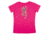Browning Womens Mo Country Buckmark S,S Tee-Clasic Fit, Fuchsia, Small A000227560102