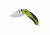Browning Zipper Pull Keychain Light 1 White LED 13 Lumens, 1 Green LED 6 Lumens,Minnow Folding Pocketknife,Green/Black 3710061