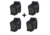 Black Scorpion Outdoor Gear IPSC / USPSA Black Scorpion Storm I Pistol Magazine Pouches , 4 Pouches, Smart Purchase, Black, Standard, CO01-1111-MPBK