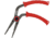 Bubba Blade Pistol Grip Pliers 6.5in Knife, 6.5 overall, Red molded polymer handle with non-slip grip, 1099911