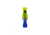 Buck Gardner Double Nasty SpitTech Double Reed, Polycarbonate, Fluorescent Green/Blue DNP-FG/BLU