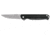 Buck Knives 251 Langford Knife, 3.375in, 7Cr Stainless Steel, Straight, G10, Satin, Black, 0251BKSB/13042