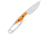 Buck Knives 636 Paklite 2.0 Orange Caper Knife, 7in Overall, 2.75in Stonewash 420HC Stainless Caping Blade, Orange GFN Handle, Black Polypropylene Belt Sheath, 13509