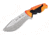 Buck Knives 658 Pursuit Pro Small Knife, 3.75in S35VN Satin Drop Point, Versaflex Orange/Black Handle, 12753