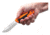 Buck Knives 658 Pursuit Pro Small Knife, 3.75in S35VN Satin Drop Point, Versaflex Orange/Black Handle, 12753