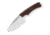 Buck Knives 664 Alpha Hunter Pro Walnut Knife, 8.13in Overall, 3.63in, S35VN, Satin Drop Point Blade, Checkered Walnut Handle, Leather Sheath, 13466