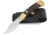 Buck Knives Auto Folding Knife, 3 3/4in 420HC Stainless Steel Blade, Ebony/Brass, 0110BRSA