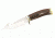 Buck Knives Buck Zipper Fixed Blade Knife, 4.125 in, 420HC Stainless Steel, Drop Point, Walnut, Brown, 0191BRGB/2550