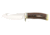 Buck Knives Buck Zipper Fixed Blade Knife, 4.125 in, 420HC Stainless Steel, Drop Point, Walnut, Brown, 0191BRGB/2550