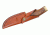 Buck Knives Buck Zipper Fixed Blade Knife, 4.125 in, 420HC Stainless Steel, Drop Point, Walnut, Brown, 0191BRGB/2550