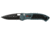 Buck Knives Impact Folding Knife, 3.125in, S30V Vanadium, Blue Titanium Handle 0898BLS1