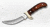 Buck Knives Kalinga, Rosewood Handle, Plain, Leather Sheath, NO 401RWS