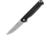Buck Knives 251 Langford Knife, 3.375in, 7Cr Stainless Steel, Straight, G10, Satin, Black, 0251BKSB/13042