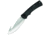 Buck Knives Large Lite MAX Hunting Knife 4 Inch Fixed Blade With Guthook Black Alcryn Rubber Handle And Nylon Sheath