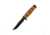 Buck Knives Small Brahma Knive, 420Hc Steel 4 1/2in Black Oxide Finish Blade, Leather/Micarta Handle, 0117BRS