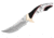 Buck Knives White Buffalo Kalinga Fixed Blade Knife, 4 7/8in S35VN Steel Blade 0408BFSLE