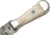 BucknBear Bodice Dagger with Cattle Bone Handle, Silver, White, BNB15913