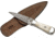 BucknBear Bodice Dagger with Cattle Bone Handle, Silver, White, BNB15913