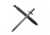 BucknBear Damascus Roman Sword, Silver Blade, NSN N BNB81203SW