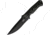 BucknBear Micarta Fixed Blade Knife, 4.25 Damascus steel blade, Black and blue canvas micarta handle, BNB10081C