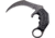 BucknBear Velociraptor Claw Karambit with G10 Handle, Black, Black, BNB1066KAB