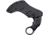 BucknBear Velociraptor Claw Karambit with G10 Handle, Black, Silver, BNB1066KAS