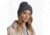 Buff Knitted &amp; Fleece Beanie, Grey, 129698.937.10.00
