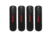 Buffalo Gear 4-Pack Inflatable Boat Fenders, 6.3" x 24" with Electric Pump, BF-S-4