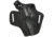 Bulldog Cases &amp; Vaults Right Hand Black Molded Revolver Leather Holster with Thumb Break, Medium LMH-RM