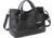 Bulldog Cases &amp; Vaults Satchel Style Purse w/ Holster, Black, BDP-085