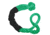 Bulldog Winch 2in Rope Shackle 125K lb BS, Dark green, 20379