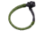 Bulldog Winch AR Rope Shackle, 10mm, 30K BS, 8in dia Loop, Reflective, Green, 20393