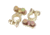 Bulldog Winch Battery Terminals, 1 Pr Brass Clamp-On, 20254