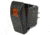 Bulldog Winch Rocker Switch-ON/OFF 5-Pin, Amber, 20259