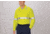 Bulwark Hi-Visibility Flame-Resistant Work Shirt-Long Sleeve, Men, SMW4HV, LN3XL SMW4HVLN3XL