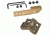 Unity Tactical Micro Hub, Flat Dark Earth FUS-MHF W/ Unity Tactical Light Wing - Left, Flat Dark Earth FUS-LWLF FUS-MHF-KIT6
