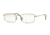 Burberry BE1274 Single Vision Prescription Eyeglasses 1167-55 - Brushed Light Gold Frame