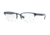 Burberry BE1308 Progressive Prescription Eyeglasses 1221-54 - Gunmetal/matte Blue Frame