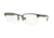 Burberry BE1308 Progressive Prescription Eyeglasses 1222-54 - Gunmetal/matte Green Frame