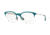 Burberry BE1327 Prescription Eyeglasses 1275-53 - Silver/matte Blue Frame