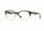 Burberry BE2261 Single Vision Prescription Eyeglasses 3659-50 - Striped Green/light Gold Frame