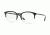 Burberry BE2272 Single Vision Prescription Eyeglasses 3029-51 - Top Black On Crystal Frame
