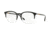 Burberry BE2272F Prescription Eyeglasses 3029-53 - Top Black On Crystal Frame