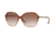 Burberry BE4228 Single Vision Prescription Sunglasses BE4228-360813-57 - Lens Diameter 57 mm, Frame Color Brown Gradient Pink
