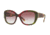 Burberry BE4248 Single Vision Prescription Sunglasses BE4248-36388H-57 - Lens Diameter 57 mm, Frame Color Havana Green/bordeaux/green
